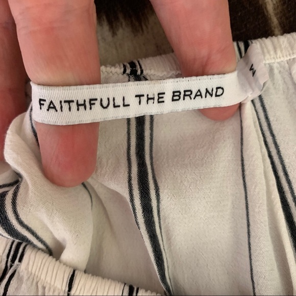 Faithfull The Brand Off Shoulder Striped Top - Picture 6 of 8